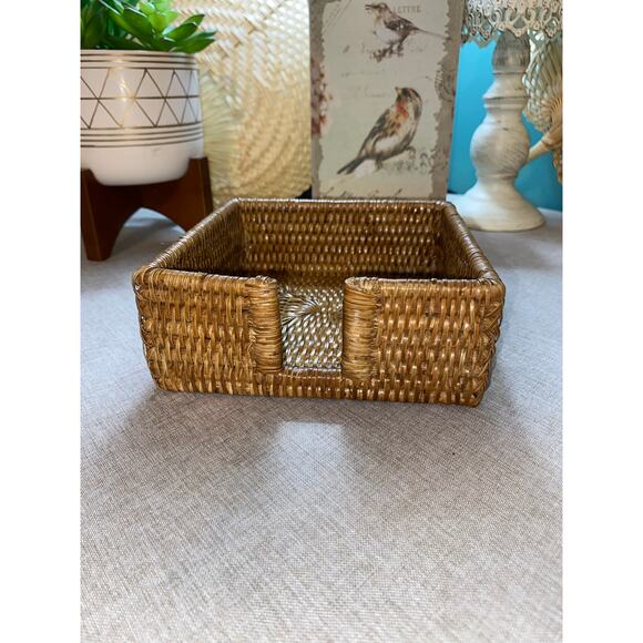 Tava Handwoven Napkin Holder from Pottery Barn $49.5i GUC - Picture 5 of 5
